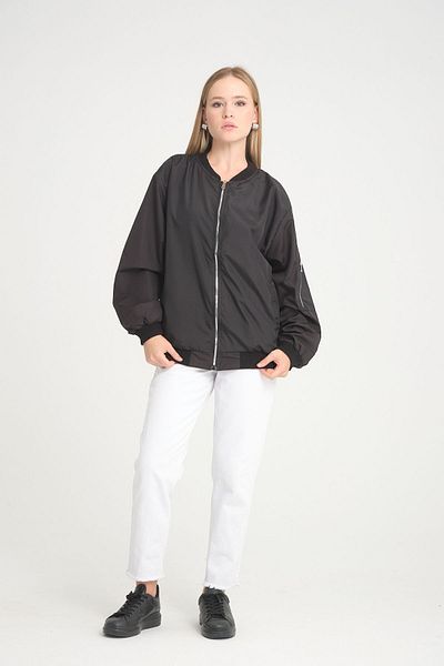 İLKCET MODA Unisex Oversize Parachute Seasonal Bomber Jacket