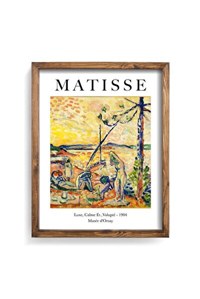 epiqart H. Matisse - Wooden Patterned Frame
