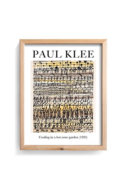 epiqart Paul Klee - Ramă cu model din lemn