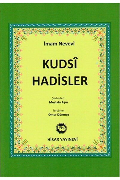 Hisar Yayınevi Kudsi Hadisler İmam Nevevi, 14x20 cm