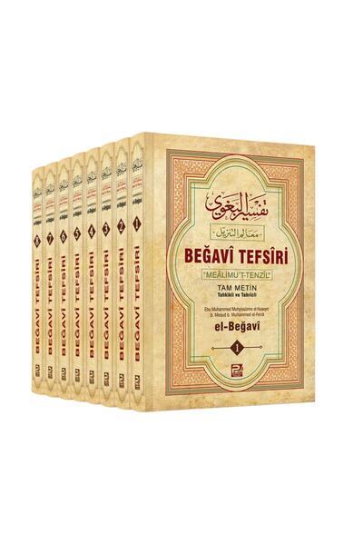 Genel Markalar Begavi Tefsiri (8 Cilt) Mealimu't Tenzil Tercümesi Tam Metin E...
