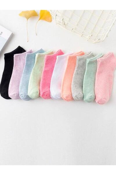 PİJAMMA Carrier Plus Socks Women's 9 Pieces Economical Multi-Colored Booties