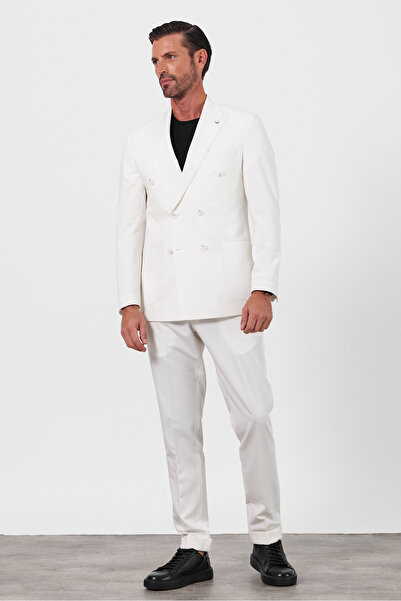 Terziayhan Чоловічий костюм Slimfit з лацканами - комір-стійка, подвійний розріз