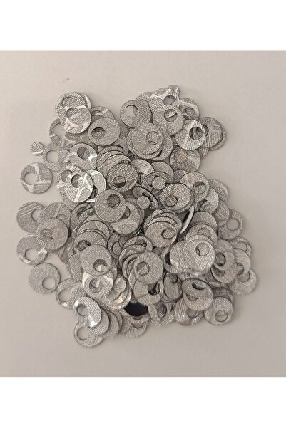 Safir Tuhafiye 20 جرام 10 ملم حقيبة بلاستيكية مطرزة يدوياً بفتحة جانبية - تطر...