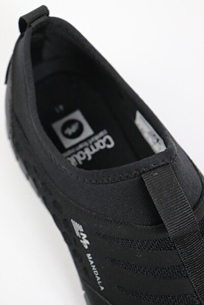 M.P. M.P - 241-7350 Μαύρα ανδρικά αθλητικά παπούτσια χωρίς κορδόνια