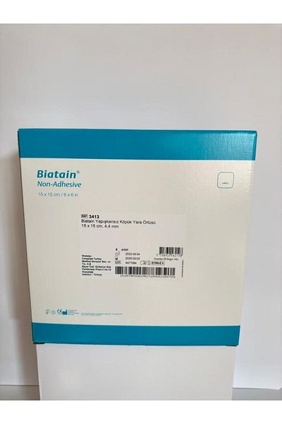 Coloplast 33413 Biatain Non-Adhesive Foam Wound Cover 15 Cmx15 Cm 5 Pieces