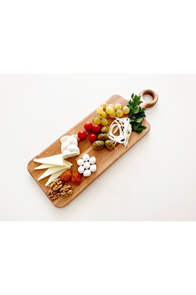 Genel Markalar D&g Home Store Doğal Ahşap Kayın Ağacı Peynir Tabağı, Kesme, D...