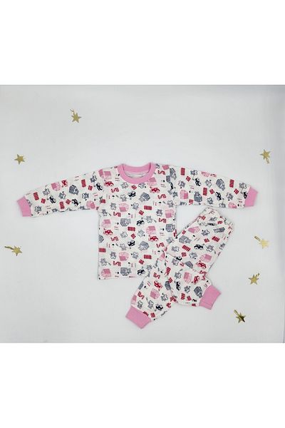 By Cwhr 100% Cotton Baby Girl Pajama Set - Pearl Seasonal - Contains Herbs