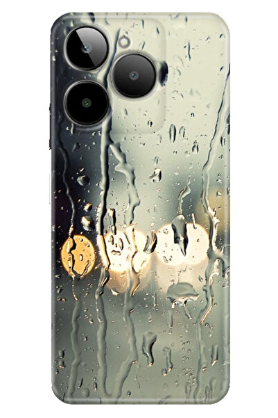 General Mobile ERA 30 Uyumlu Kılıf Silikon Desenli ERA30 Kapak Yağmurlu Bir A...