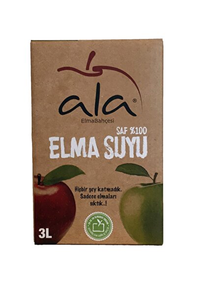 Ala Meyvecilik Ala Saf %100 Kırmızı Elma Suyu - 3litre