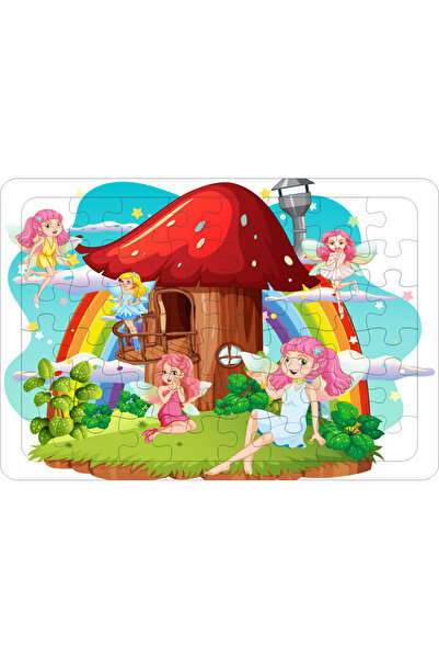 ASE DİZAYN Ahşap Çocuk Puzzle(YAPBOZ) 54parça 1 Adet