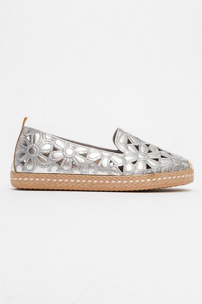 HVZ Exclusive Floral Patterned Straw Sole Women's Espadrille Shoes