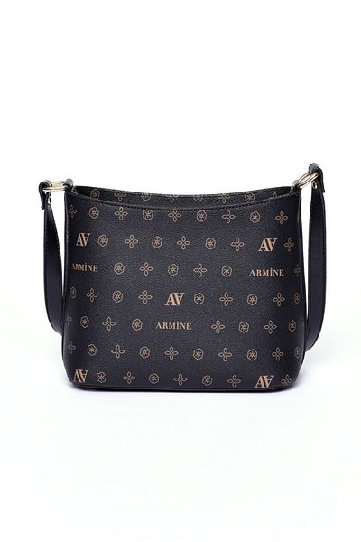 Armine Women's Black Printed Shoulder Bag 254