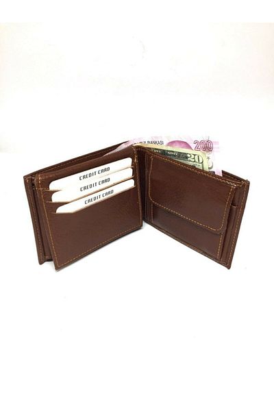 DERKON Genuine Leather Useful Men's Wallet
