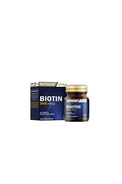 Nutraxin Biotin 5000 Mcg 30 Tablet