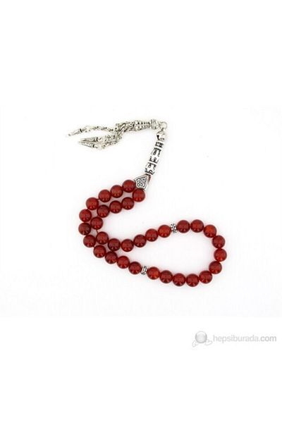 RD EKOAVM PipsanTsbrwak- Brown Agate Stone Rosary