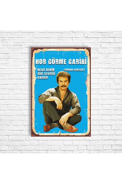 TRENDPOSTER Ρετρό ξύλινη αφίσα Orhan Gencebay
