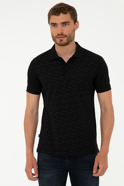 Pierre Cardin Μαύρο μπλουζάκι XL