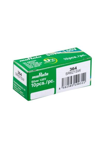 MURATA Sony 364 Sr621sw Saat Ve Cihaz Pili 10 Adet