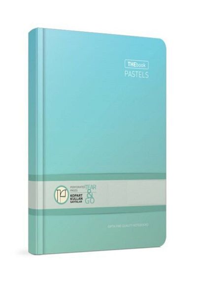 Gıpta Thebook باستيل مقاس 17*24 160 ورقة تركواز غير مبطن