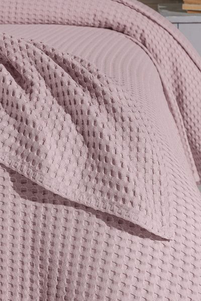 Mulberry Pool Pique Knitting Blanket Cotton Thick Yarn Home Decoration Single 170x240