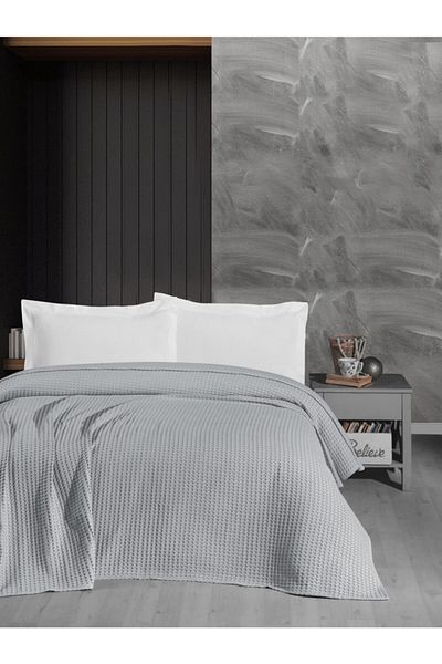 Mulberry Pool Pique Knitting Blanket Cotton Thick Yarn 170*240