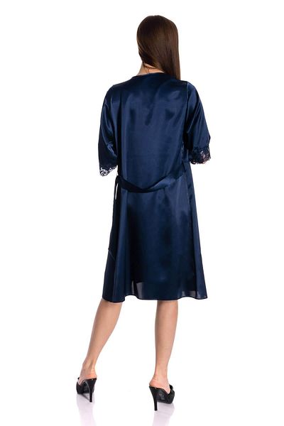 Espuar 250 High Quality Satin Lace Nightgown And Dressing Gown Set