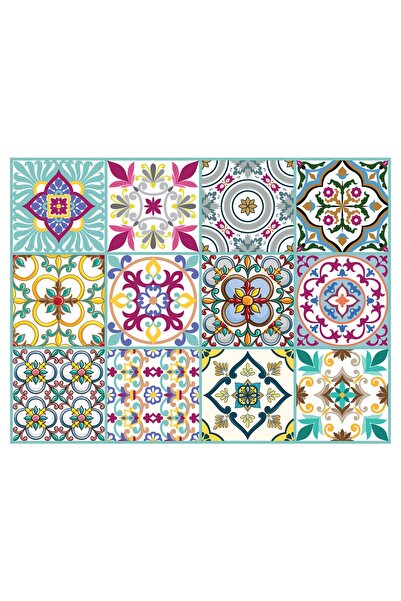 Probest DESIGN Mutfak Ve Banyo Fayans Sticker - 12 Adet