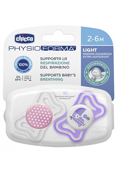 Chicco Marka: Physio Light Emzik Kız Silikon 2-6 Ay, Ikili Kategori: Emzik