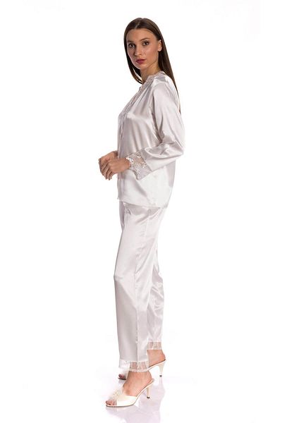Espuar Satin Lace Detailed Pajama Set