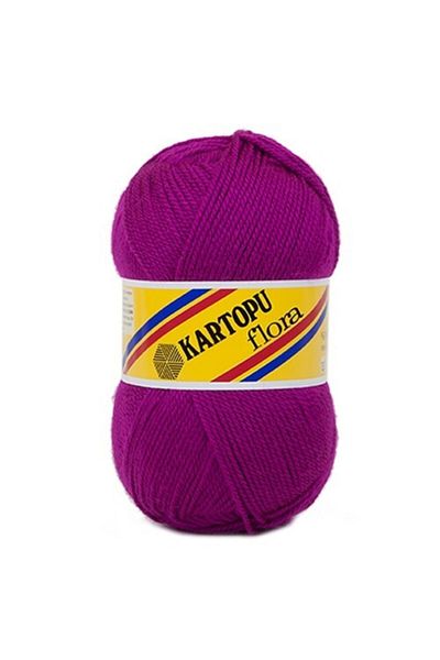 Kartopu Flora Booties Thread 732 Dark Fuchsia