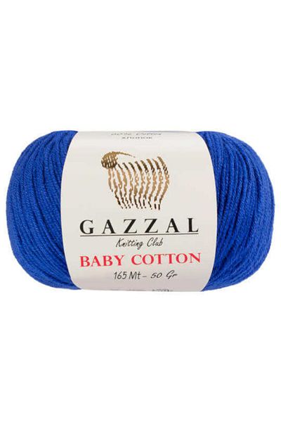 Gazzal Βρεφικό Βαμβακερό Πλεκτό Σχοινί 3421 Saks Blue