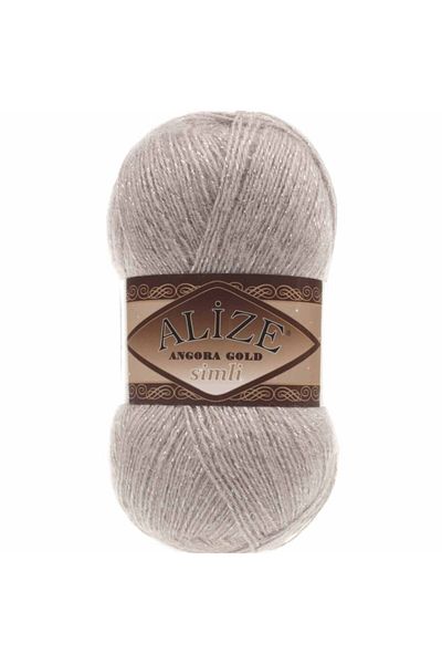 Alize Angora Gold Glitter Πλεκτό Σχοινί 541 Ice Blue