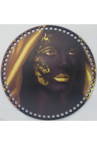 orhanucuzluk Ξύλινη πλάκα τσάντας 7084 Arabian Girl