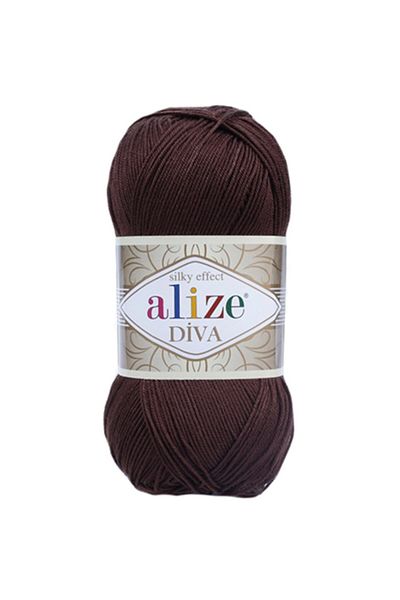 Alize Σχοινί πλεξίματος χειρός Diva 26 Καφέ