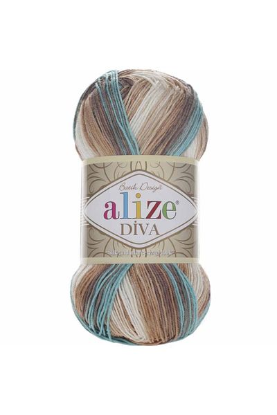 Alize Diva Batik 4603 SUMMER BIKINI BUSTIERS ΜΠΛΟΥΖΑ ΠΛΕΚΤΟ ΣΙΝΤΡΙ Πλεκτό στο χέρι Κλωστή Κλωστή Κωδικός χρώματος 4603