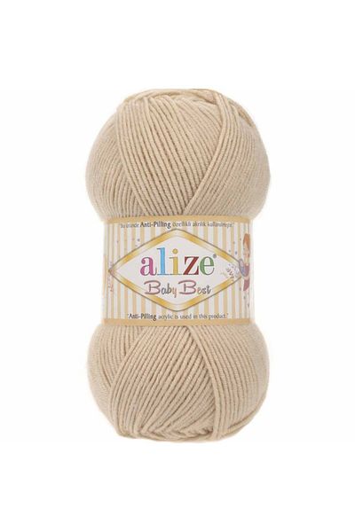 Alize Baby Best 310 Honey Foam - Πλεκτό στο χέρι Baby Yarn