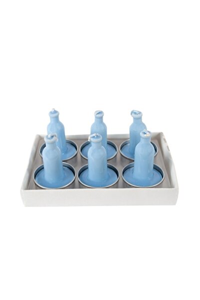 6'lı Tealight Şişe Mum