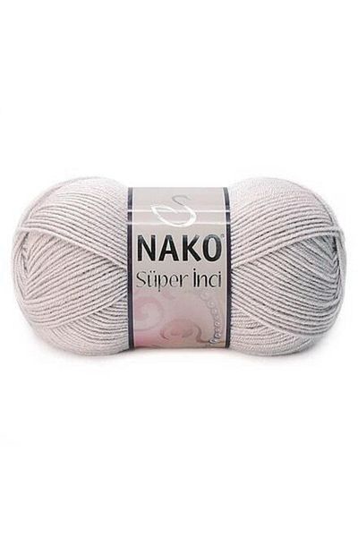 NAKO 3079 Μοντέλο Super Pearl Πλεκτό Χειροποίητο - Ροζ Γκρι