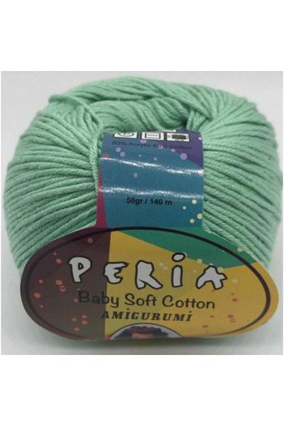 Peria Βaby Cotton Amigurumi Γ Yarn 20 Νερό Πράσινο
