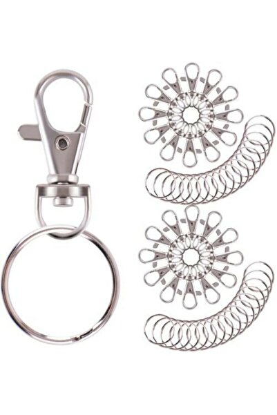 karsa Istakoz Anahtarlık(25 Adet) Ve 3 Cm Anahtarlık Halkası(25 Adet) Seti 50...