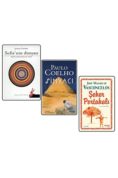 Pan Yayıncılık Muhteşem Üçlü 1-sofie'nin Dünyası 2-simyacı 3-şeker Portakalı