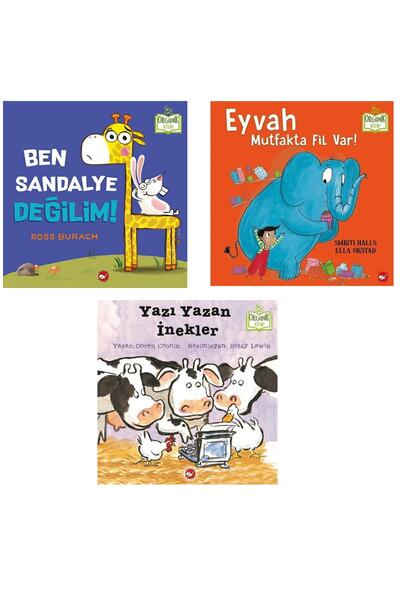 Beyaz Balina Yayınları Yazı Yazan Inekler/ Ben Sandalye Değilim/ Eyvah Mutfak...