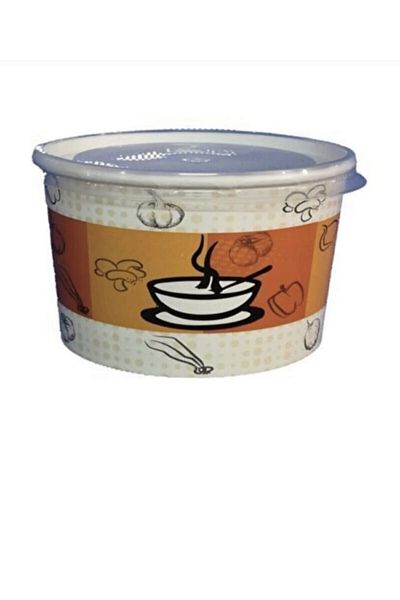 GİMPAŞ Cardboard Soup Bowl 25 Pieces + lid