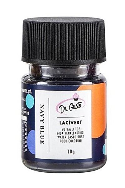 Dr. Gusto Pastry Planet Dr Gusto Su Bazlı Toz Boya Lacıvert 10 gr