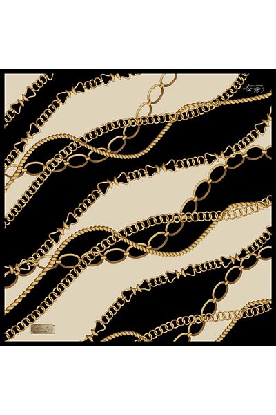 La Boutique Eşarp 1231 Twill - La Boutique - Σα silk Twill - 12 - 90x90