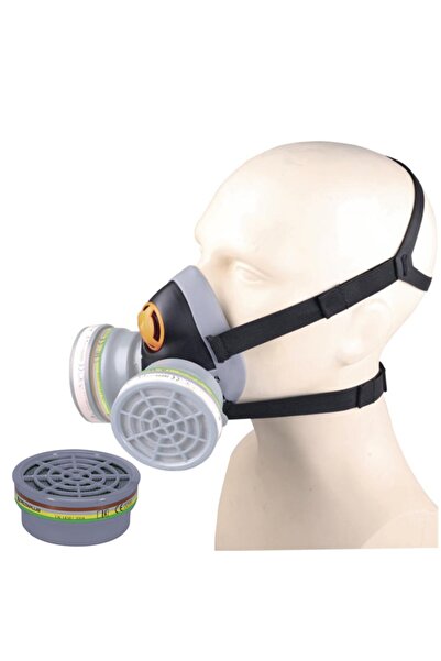 Delta Plus M6400 Jupıter Yarım Yüz Maskesi + M6000 Abek1 Kimyasal Filtre Seti