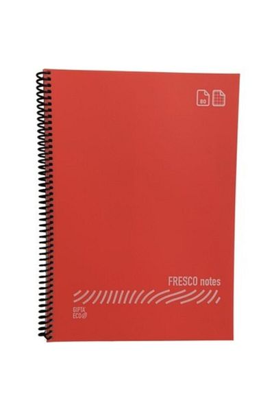 Gıpta Papetarie si jucarii World Fresco Spiral Copertă din plastic A4 Notebook 100 coli riglat 1 buc