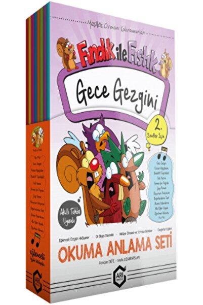 Arı Yayıncılık 2. Ve 3. Sınıflar Için Hikaye Seti - Fındık Ile Fıstık Gece Ge...