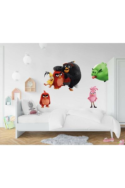 Sepet Yıldızı Autocolant decorativ de perete Angry Birds - Design confortabil
